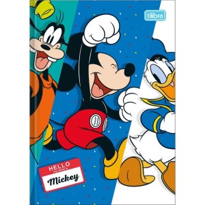 CADERNO 1/4 48FLS CAPA DURA BROCHURA MICKEY TILIBRA