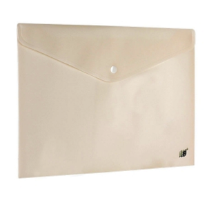 PASTA ENVELOPE COM BOTÃO A4 BEGE REF.DB803AS YES