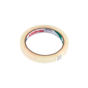 FITA ADESIVA TRANSPARENTE 12MM x 65M ADELBRAS