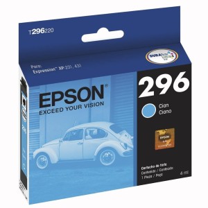 CARTUCHO ORIGINAL T296220 AZUL 4ML EPSON