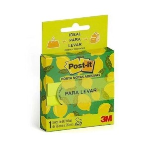 POST-IT VERDE PARA LEVAR 76x76 90FLS 3M