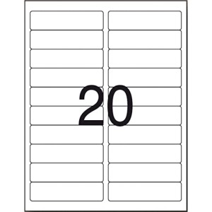 ETIQUETA 6181 C/2000 ETIQUETAS MAXPRINT