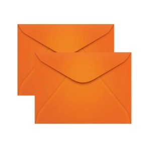 ENVELOPE CARTA 114x162 80G CARTAGENA LARANJA C/20 UNIDADES SCRITY/FORONI