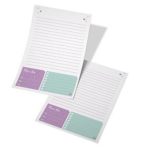 REFIL PARA PRANCHETA DE ANOTAÇÕES A5 REF.3411RE DAC