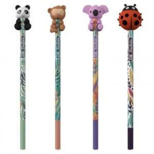 LÁPIS GRAFITE Nº2 ANIMAIS ABARÇADINHOS CIS