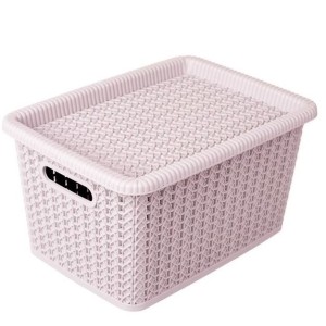 CAIXA ORGANIZADORA RATTAN 5 LITROS BEGE SÃO BERNARDO