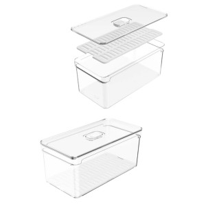 ORGANIZADOR DE GELADEIRA ACRÍLICO FRESH 5L 30x15x13CM OF300 OU