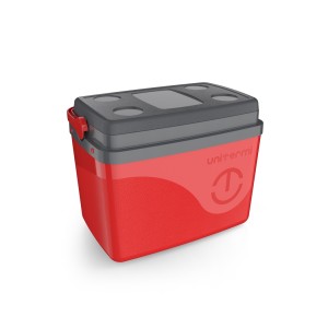 CAIXA TÉRMICA PLÁSTICO E EPS 30 LTS VERM. FLORIPA 71101 UNITERMI