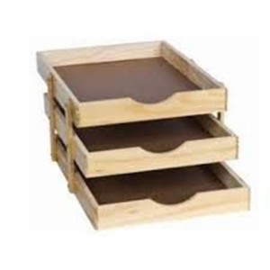 CAIXA CORRESPONDÊNCIA TRIPLA MADEIRA CAGEMA