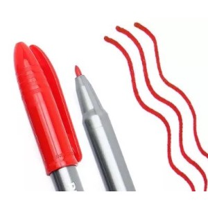 MARCADOR 2.0MM PERMANENTE PARA RETRO PROJETOR VERMELHA PILOT