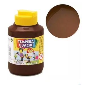 TINTA GUACHE MARROM 531 DE 250ML ACRILEX