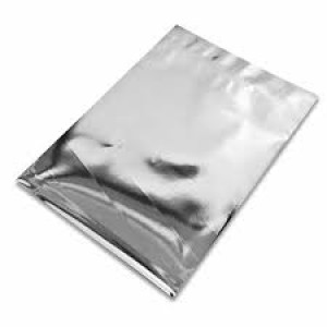 SACO METALIZADO PRATA 10X15 COM 50 UNIDADES GALA