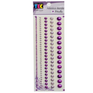 ADESIVO BORDA PÉROLA LILÁS REF.13373 TOKE E CRIE