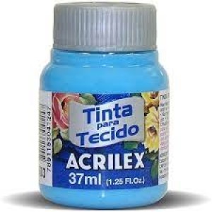 TINTA DE TECIDO FOSCA 37ML 503 AZUL CELESTE ACRILEX