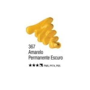 TINTA ÓLEO BISNAGA 20ML REF.367 AMARELO PERMANENTE ESCURO ACRILEX