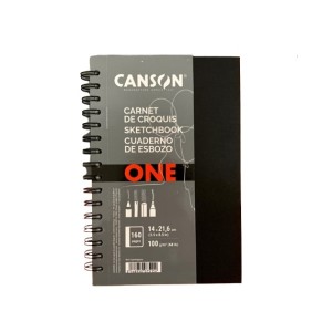 CADERNO ART BOOK ONE A5 COM 160 FOLHAS 100G/M² CANSON