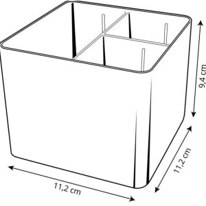 PORTA OBJETOS 3 DIVISÓRIAS 3020 AZUL CLARO DELLO