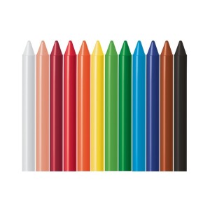 GIZÃO DE CERA 12 CORES FABER CASTELL
