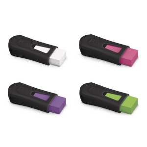 APONTADOR 1 FURO COM BORRACHA FC MIX BLACK NEON FABER CASTELL