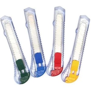 ESTILETE PLÁSTICO LARGO COLORS 18MM RADEX