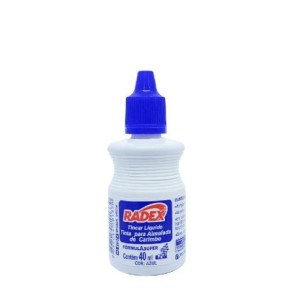 TINTA  PARA CARIMBO 40ML AZUL RADEX