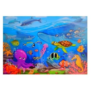 QUEBRA-CABEÇA FUNDO DO MAR COM 150 PEÇAS PAIS &FILHOS