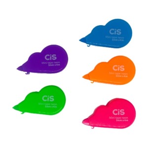 CORRETIVO EM FITA 5MMx4M MINI TAPE NEON CIS