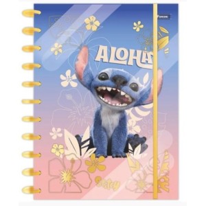 CADERNO 80FLS 1 MATÉRIA UNIVERSITÁRIO DISCOS DISCBOOK STITCH FORONI 
