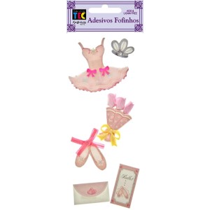 ADESIVOS FOFINHOS BAILARINA REF.2841 TOKE E CRIE
