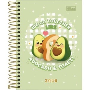 AGENDA 11x15,4CM ABACUTE 2026 TILIBRA