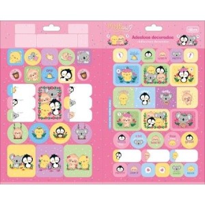 CARTELA DE ADESIVOS DECORADOS G MELLOW TILIBRA