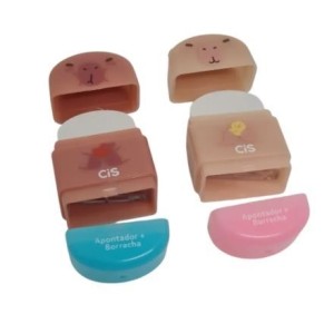 APONTADOR COM BORRACHA CAPIVARA CIS 